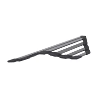 Сушилка на кухонную мойку угловая Lidz Acsis LA20 Black, плоска основа, для посуды 477х198 мм LDACSLA20BLM49773 - 3 фото