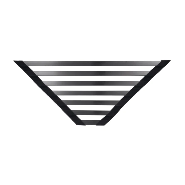 Сушилка на кухонную мойку угловая Lidz Acsis LA20 Black, плоска основа, для посуды 477х198 мм LDACSLA20BLM49773 - 2 фото