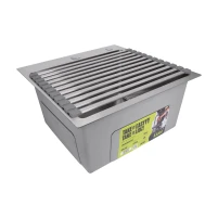 Сушарка на кухонну мийку Lidz Acsis LA13 Gray, плоска основа, для посуду 430х300 мм LDACSLA13GRA49767 - 4 фото