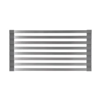 Сушилка на кухонную мойку Lidz Acsis LA11 Gray, плоска основа, для посуды 430х218 мм LDACSLA11GRA49765 - 2 фото