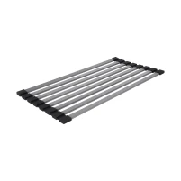 Сушилка на кухонную мойку Lidz Acsis LA12 Black, плоска основа, для посуды 430х218 мм LDACSLA12BLM49766