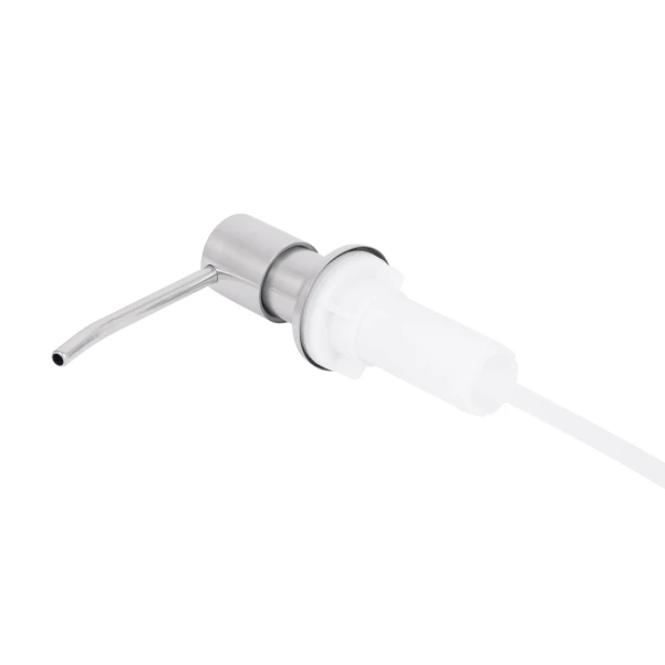 Дозатор для моющего средства Lidz Acsis LA29 Brushed Steel, круглый LDACSLA29BRU49828 - 2 фото