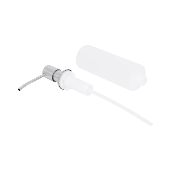 Дозатор для моющего средства Lidz Acsis LA29 Brushed Steel, круглый LDACSLA29BRU49828 - 3 фото