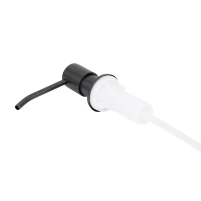 Дозатор для миючого засобу Lidz Acsis LA30 Brushed Black PVD, круглий LDACSLA30BLM49827 - 2 фото