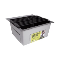 Сушарка на кухонну мийку з присоскою Lidz Acsis LA09 Black, кругла основа, для посуду 440х224 мм LDACSLA09BLM49777 - 5 фото
