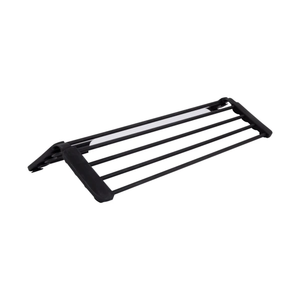 Сушарка на кухонну мийку з присоскою Lidz Acsis LA09 Black, кругла основа, для посуду 440х224 мм LDACSLA09BLM49777 - 3 фото