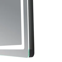 Дзеркало Qtap Mideya (MI2) 1000х800 з годинником, з LED-підсвічуванням Touch, з антизапотіванням, димером, рег. яскравості QTMID100080049266 - 4 фото