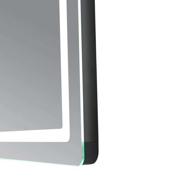 Дзеркало Qtap Mideya (MI2) 1000х800 з годинником, з LED-підсвічуванням Touch, з антизапотіванням, димером, рег. яскравості QTMID100080049266 - 4 фото
