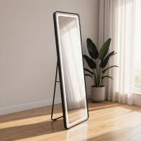 Дзеркало Qtap Gemini 500х1600 з LED-підсвічуванням Touch, з димером, QTGE50160049284 - 3 фото