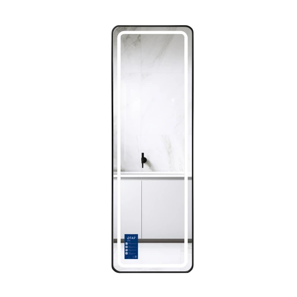 Дзеркало Qtap Gemini 500х1600 з LED-підсвічуванням Touch, з димером, QTGE50160049284