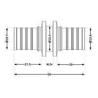 Переходних под натяжную гильзу Icma №1032 d16х2,2-25х3,5 851032GXBO05 - 1 фото