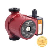 Насос циркуляційний 100Вт Hmax 6м Qmax 75л/хв Ø1½" 130мм+гайки Ø1" Aquatica