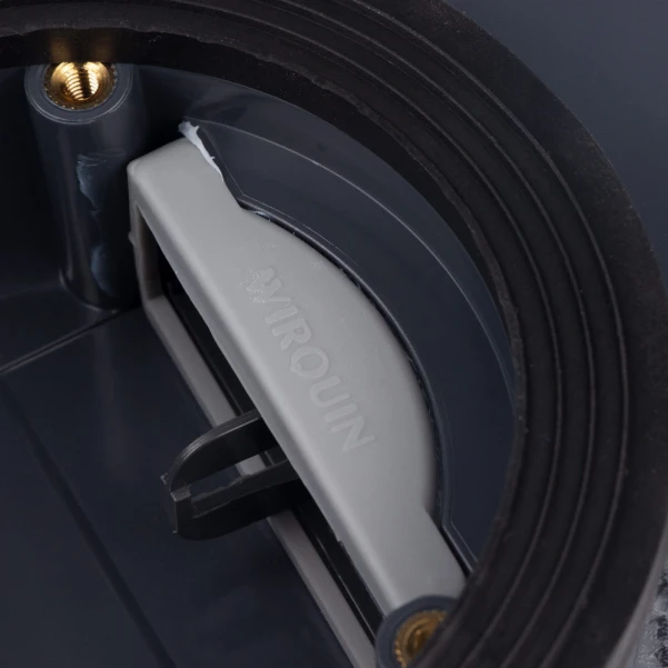 Сифон для душа Slim Ø90мм із мембраною Ø40/43мм WIRQUIN - 5 фото
