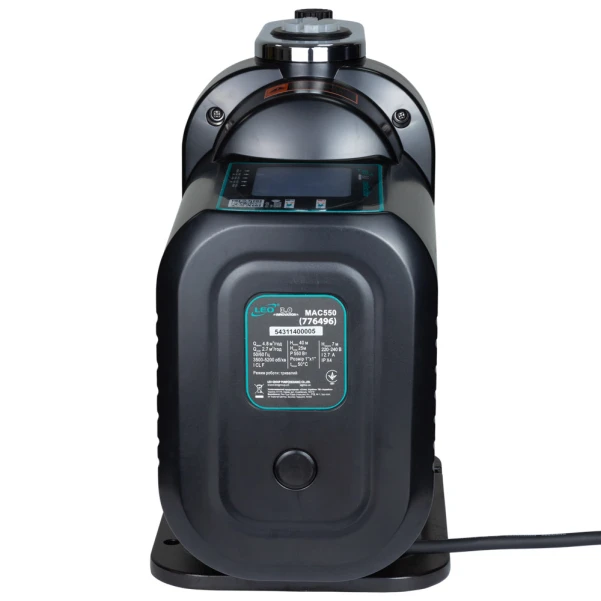Станція 0.55кВт Hmax 40м Qmax 80л/хв з частотним регулюванням 3.0 LEO MAC550 - 3 фото