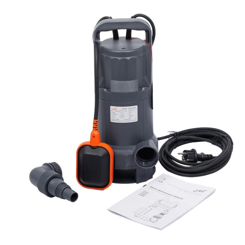 Насос дренажний садовий 0.75кВт Hmax 9м Qmax 300л/хв (част. до 35мм) LEO