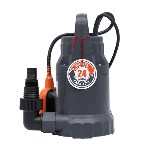 Насос дренажний садовий 0.3кВт Hmax 7м Qmax 166л/хв (част. до 5мм) LEO