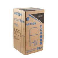 Гідроакумулятор вертикальний 50л Wetron - 6 фото
