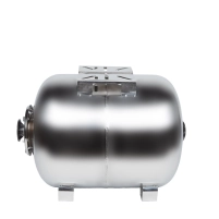 Гідроакумулятор горизонтальний 50л (нерж) Wetron - 5 фото