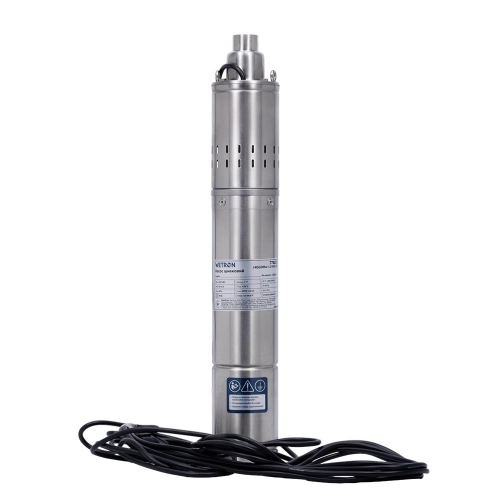 Насос шнековий 0.37кВт H 95(48)м Q 30(20)л/хв Ø96мм 10м кабелю WETRON 4QGDMw1.2-50-0.37 (778231)