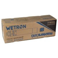 Насос вихровий 0.75кВт H 58(34)м Q 45(20)л/хв Ø96мм 10м кабелю WETRON 4SKmw100M (778331) - 3 фото