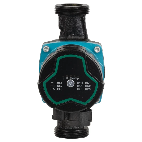 Насос циркуляційний енергозберігаючий 5-25Вт Hmax 4м Qmax 47л/хв Ø1½" 180мм + гайки Ø1" AQUATICA GPA25-4/180 III - 7 фото