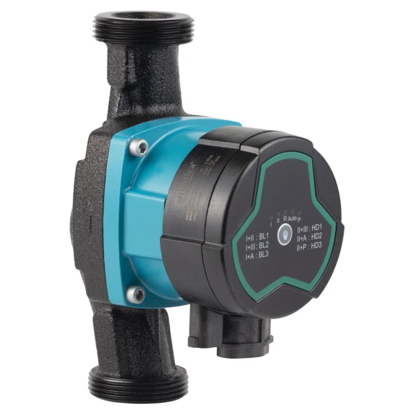 Насос циркуляційний енергозберігаючий 5-25Вт Hmax 4м Qmax 47л/хв Ø1½" 180мм + гайки Ø1" AQUATICA GPA25-4/180 III - 6 фото