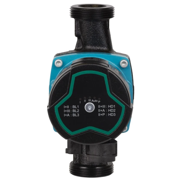 Насос циркуляційний енергозберігаючий 5-39Вт Hmax 6м Qmax 53л/хв ØØ1½" 180мм + гайки Ø1" AQUATICA GPA25-6/180 III - 7 фото
