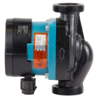 Насос циркуляційний енергозберігаючий 5-60Вт Hmax 8м Qmax 63л/хв Ø1½" 130мм + гайки Ø1" AQUATICA GPA25-8/130 III - 1 фото