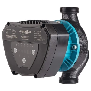 Насос циркуляційний енергозберігаючий 6-90Вт Hmax 6м Qmax 92л/хв Ø1½" 180мм + гайки Ø1" AQUATICA GPA25-6/180 IV