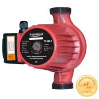 Насос циркуляційний 0.5кВт Hmax 12м Qmax 190л/хв Ø2" 220мм + гайки Ø1¼" AQUATICA