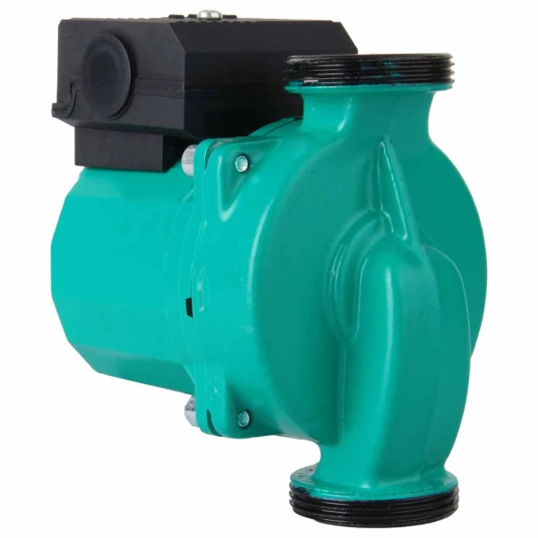 Насос циркуляційний 75Вт Hmax 4м Qmax 45л/хв Ø1½" 130мм зел + гайки Ø1" WETRON - 3 фото