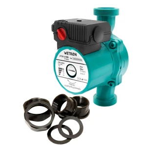 Насос циркуляційний 100Вт Hmax 6м Qmax 50л/хв Ø1½" 180мм Ø1 WETRON LР325–4/180С