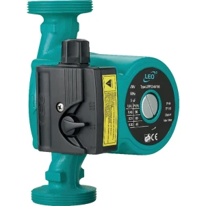 Насос циркуляційний 74Вт Hmax 4м Qmax 52л/хв Ø1½" 130мм+гайки Ø1" LEO 3.0 LRP25-40/130