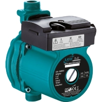 Насос для підвищення тиску 123Вт Hmax 9м Qmax 25л/хв Ø¾" 160мм+гайки Ø½" LEO 3.0 LRP15-90A/160