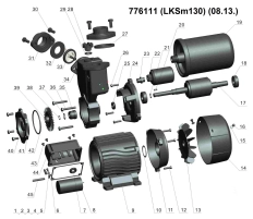 станція 0.125кВт Hmax 30м Qmax 30л/хв (вихровий насос) 1л LEO - 3 фото