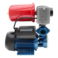 станція 0.37кВт Hmax 32м Qmax 35л/хв вихровий насос 1л Wetron - 3 фото