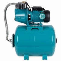 станція 1.1кВт Hmax 55м Qmax 60л/хв (самовсмоктуючий насос) 50л Україна Aquatica - 5 фото