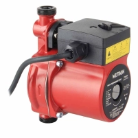 насос підвищення тиску 120Вт Hmax 9м Qmax 30л/хв Ø¾" 160мм + гайки Ø½" Wetron