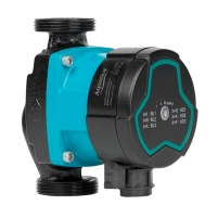Насос циркуляційний енергозберігаючий 5-25Вт Hmax 4м Qmax 47л/хв Ø1½" 130мм + гайки Ø1" Aquatica - 1 фото