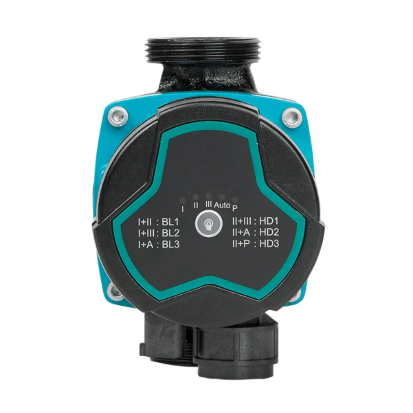 Насос циркуляційний енергозберігаючий 5-25Вт Hmax 4м Qmax 47л/хв Ø1½" 130мм + гайки Ø1" Aquatica - 3 фото