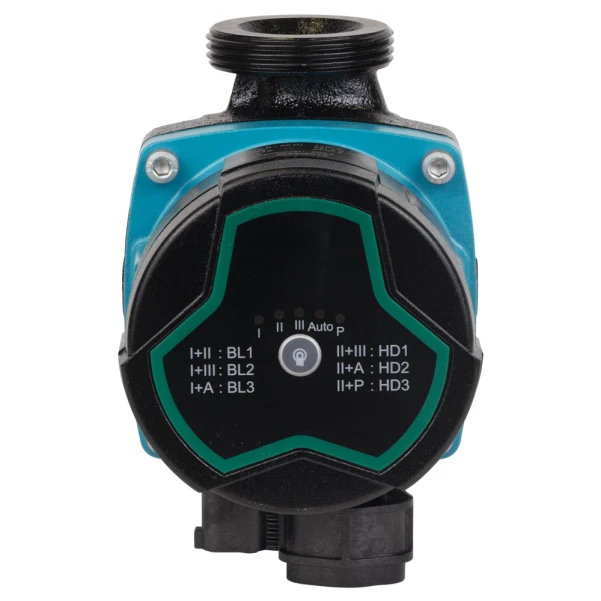 Насос циркуляційний енергозберігаючий 5-39Вт Hmax 6м Qmax 53л/хв Ø1½" 130мм + гайки Ø1" Aquatica - 7 фото