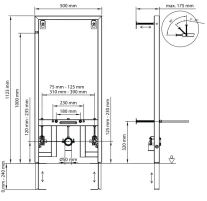 Інсталяція для біде Dune SL1200 Koller Pool - 3 фото
