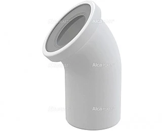 Коліно для унітаза 45° Alcaplast