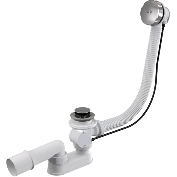 Сифон для ванни автомат комплект 57cm Alcaplast A55K