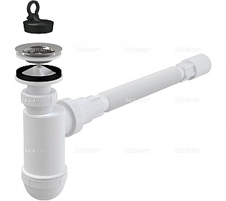 Сифон для умивальника Alcaplast A41+A710