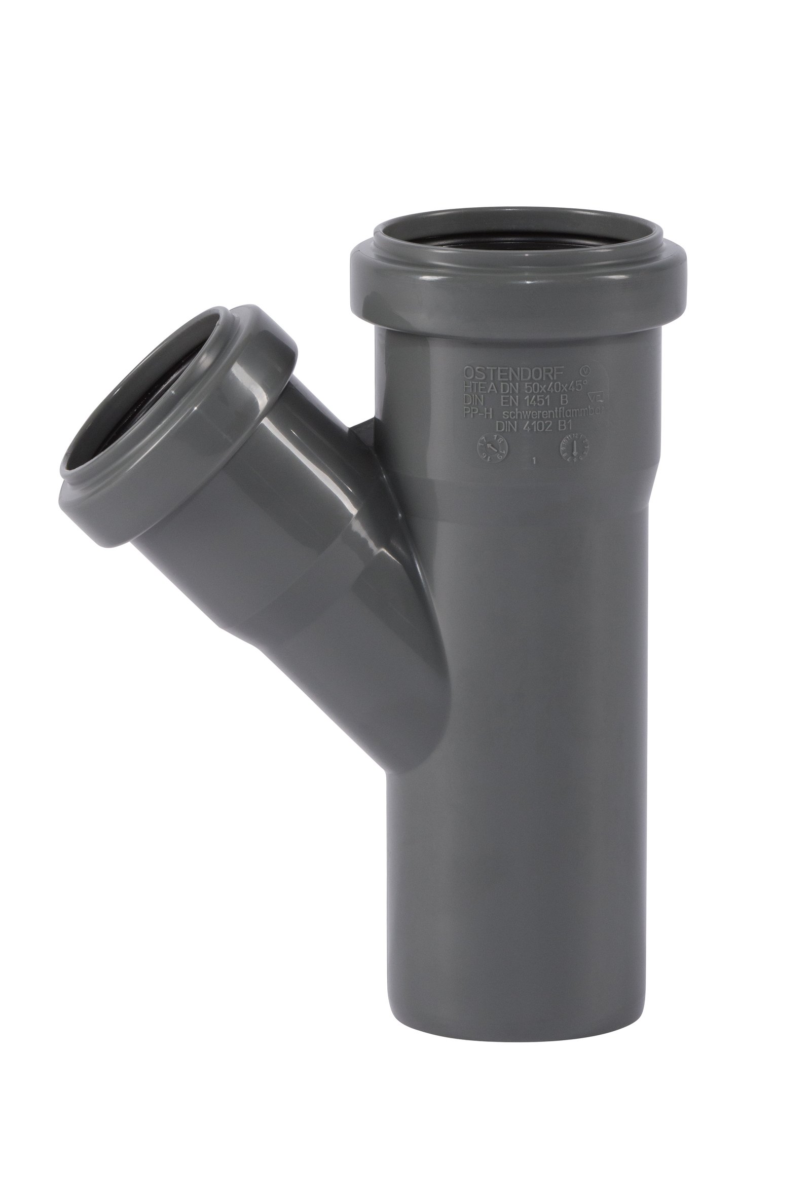Трійник Ostendorf HT Safe 50 х 40 х 45°