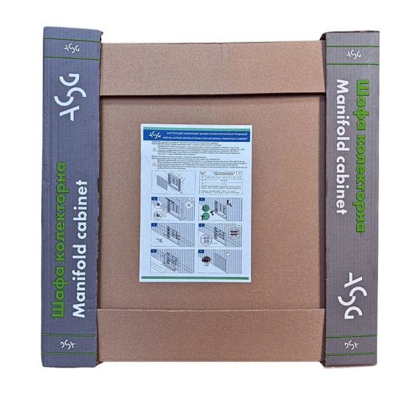 Шафа колекторна зовнішня ASG (замок/ключ) (600х1130х125) №06 - 2 фото