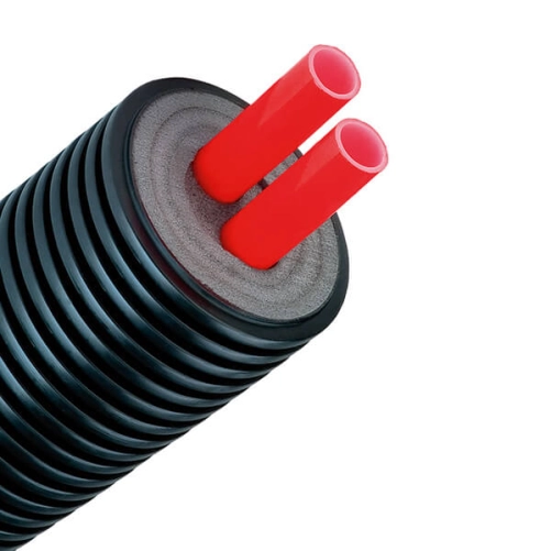 Попередньоізольована труба AustroISOL double 2x20 x 1,9/125 мм