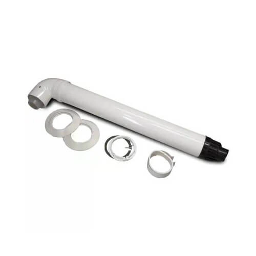 Коаксіальна труба в комплекті з куточком 90 60/100 mm CE.00.15.C для конденсаційних котлів.