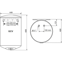 Бойлер TESY Bilight Anticalc GCV 504416D B14 TBR - 8 фото